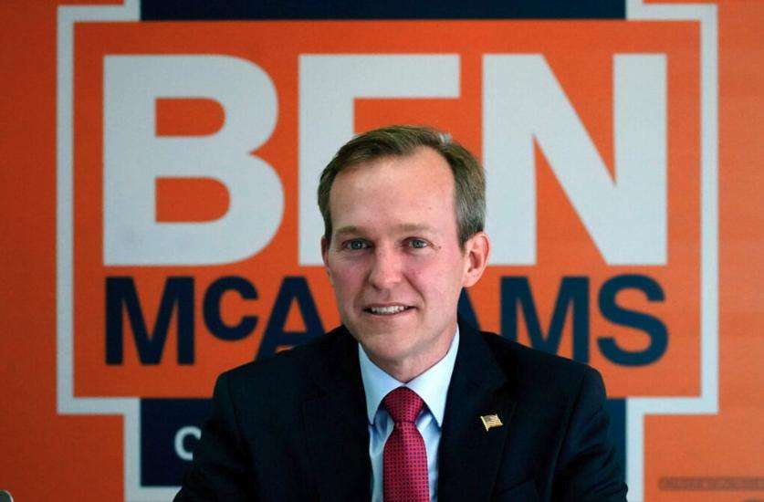 Ben McAdams speaks following a news conference, Oct. 28, 2020, in Salt Lake City. McAdams will be in the race for Utah's new first congressional district.