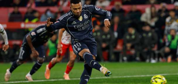 Mbappé scores but Real Madrid is frustrated by Girona in 1-1 draw