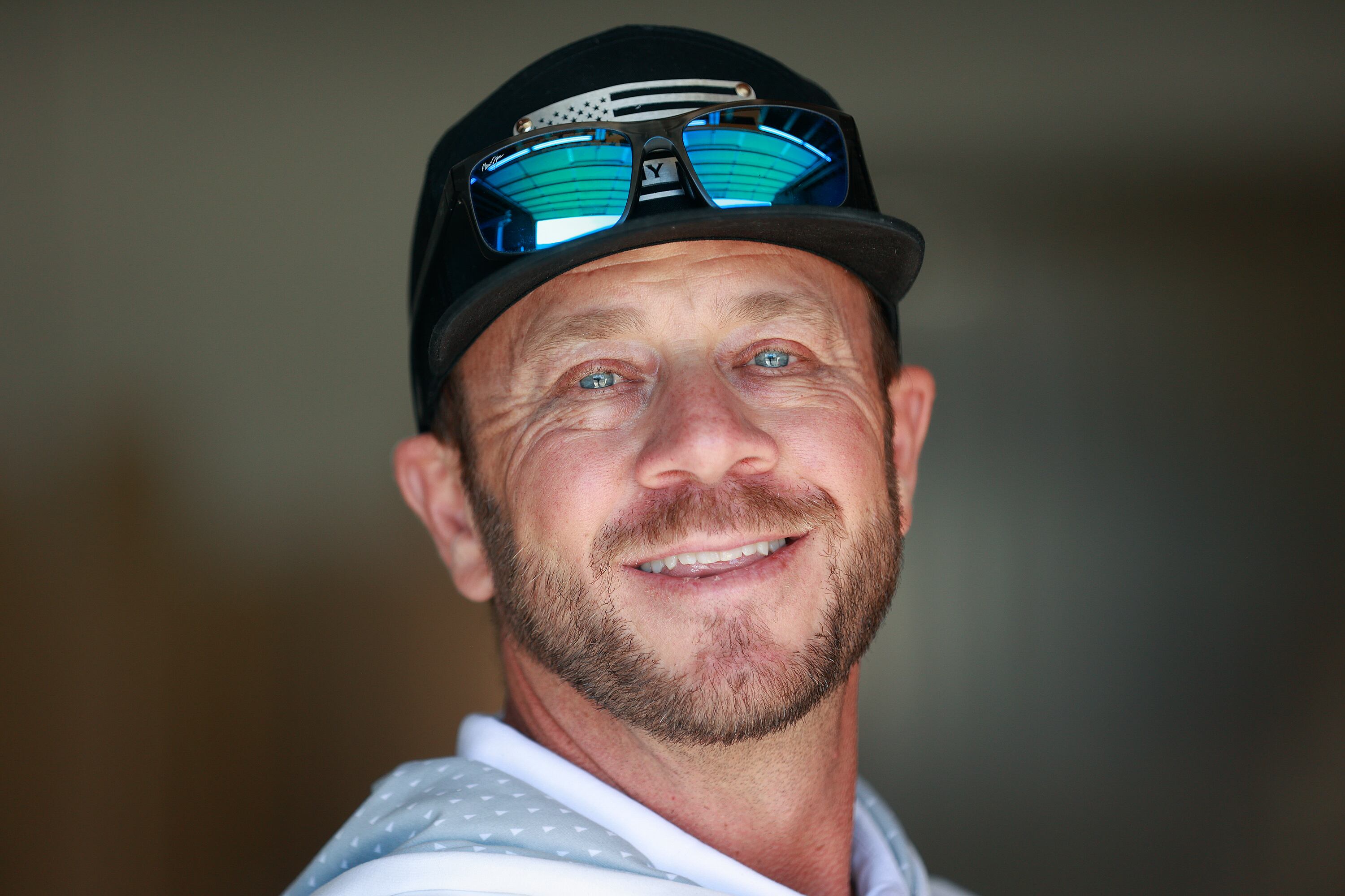 Jeremy Barker, Murphy Door founder and CEO, poses for a portrait at the Murphy Door factory in West Haven on Oct. 21.