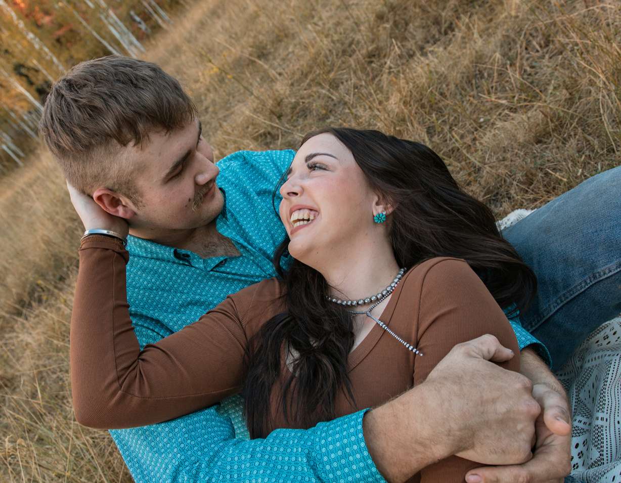 A photo shows Leo Shepherd and Anneka Wilson.