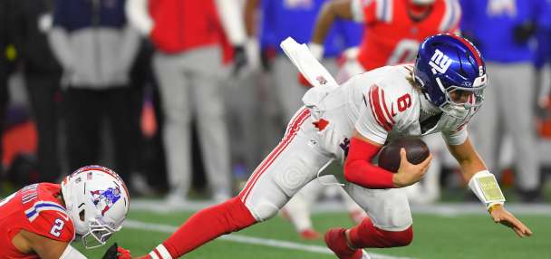Another hard hit to Jaxson Dart underscores tough return for Giants rookie quarterback