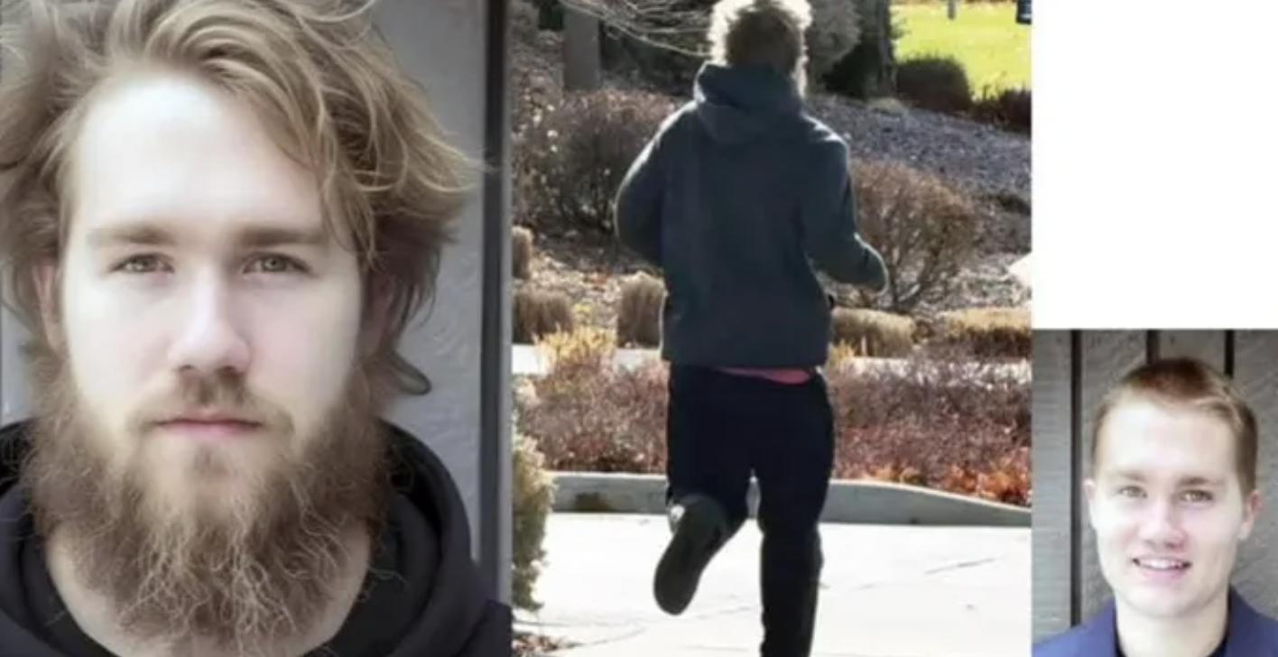 A photo collage of August Beckwith is shown. The 29-year-old man has been missing since Nov. 17. His mother is determined to find him.