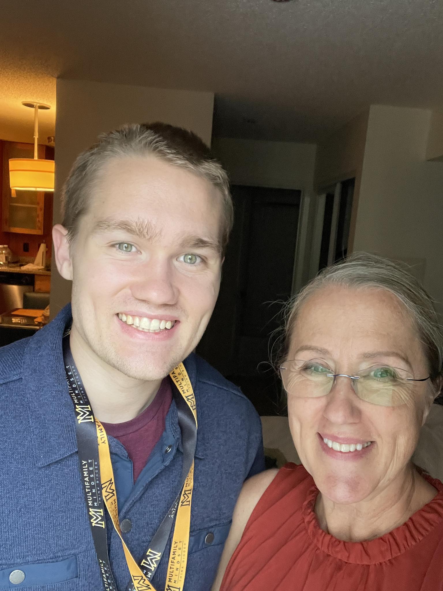 August Beckwith and mother Lori are shown in an undated photo. August has been missing since Nov. 17. His mother is determined to find him.