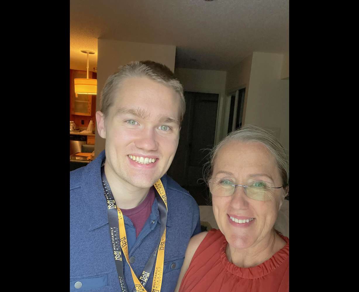 August Beckwith and mother Lori are shown in an undated photo. August has been missing since Nov. 17. His mother is determined to find him.