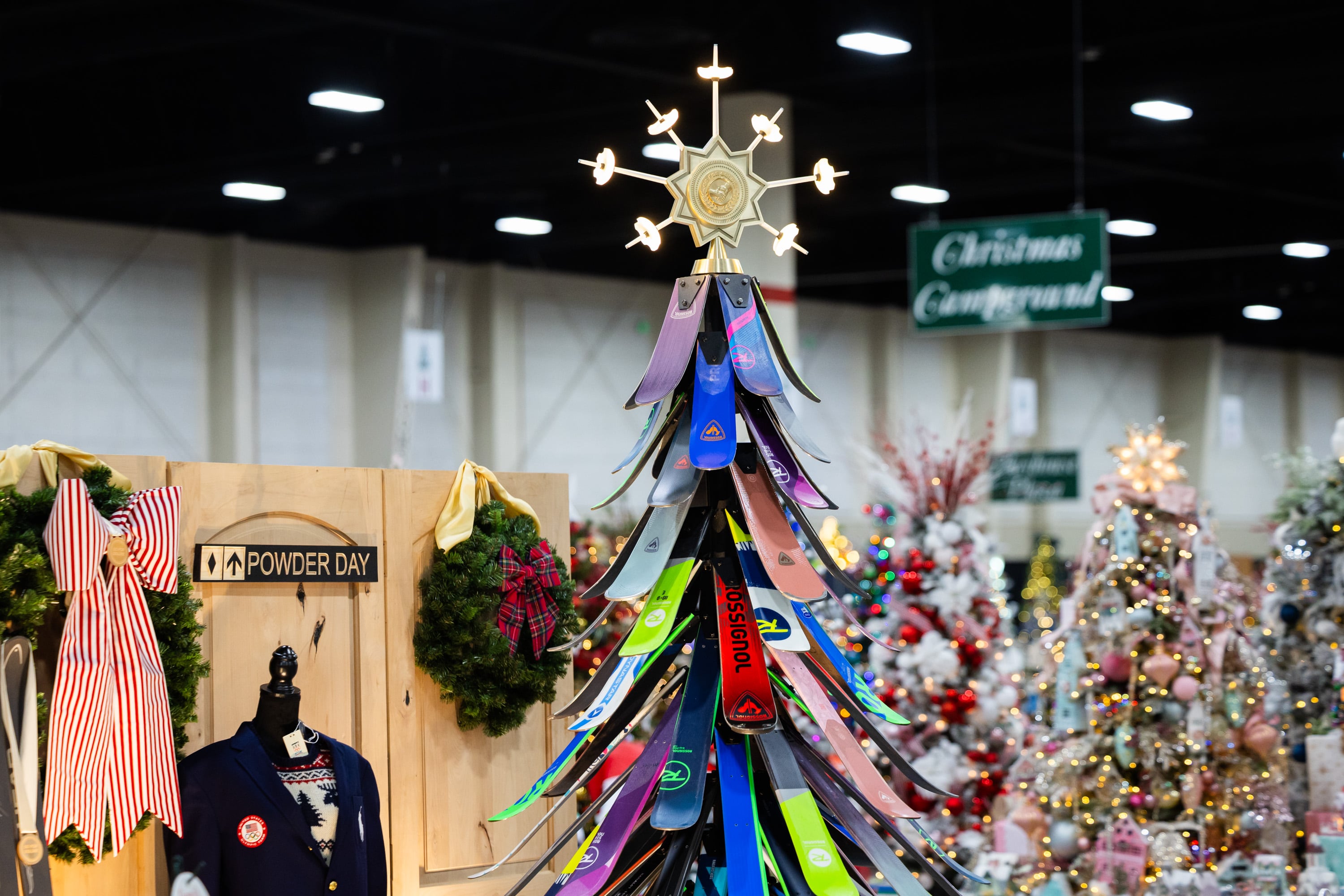 A tree dedicated to Goldie Lois Gray, who lived for nine days after being born with Trisomy 18, is on display at this year’s Festival of Trees at the Mountain America Expo Center in Sandy on Tuesday. Funds raised at the Festival of Trees support the Intermountain Health Primary Children's Hospital.