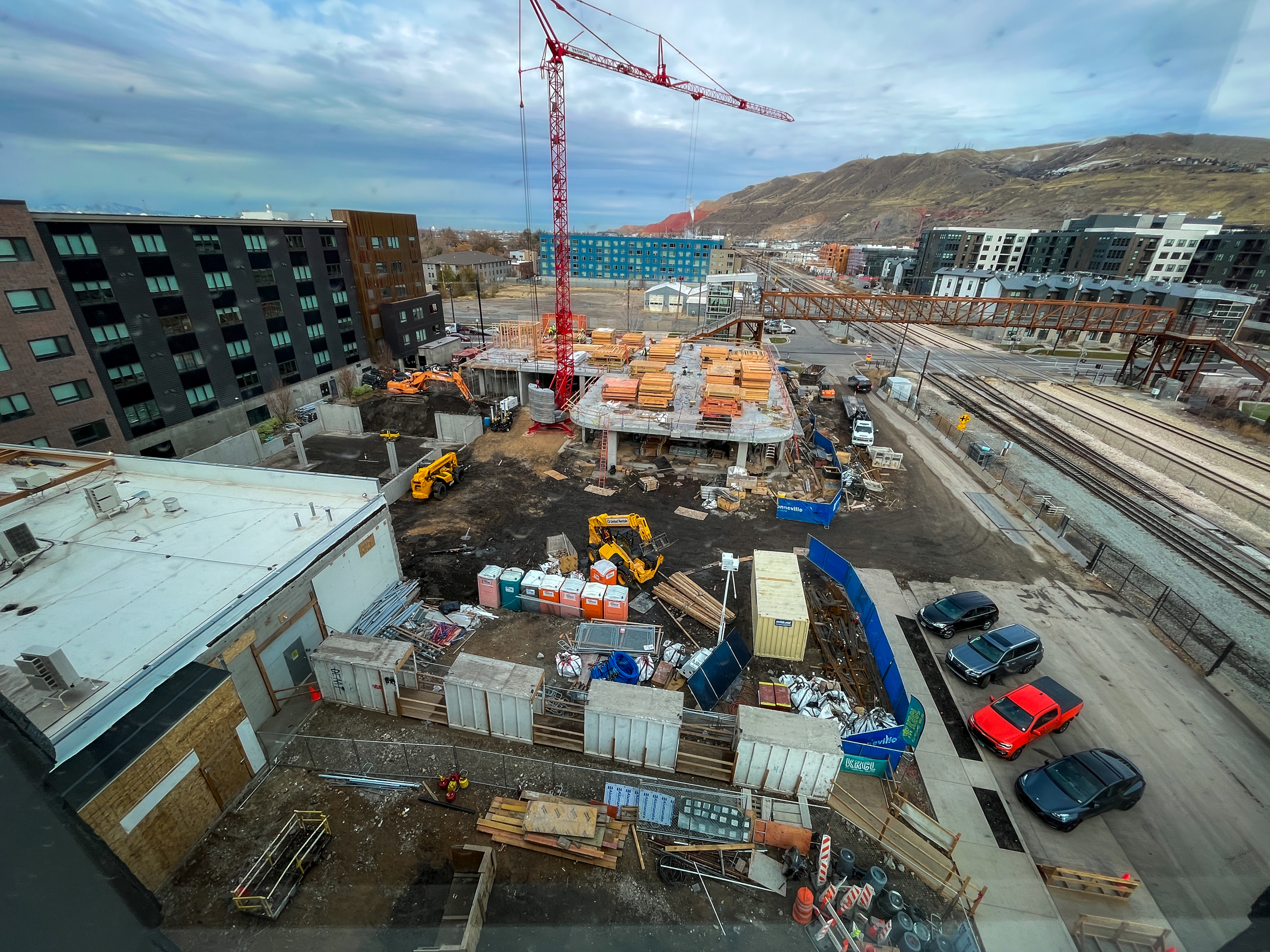 Construction of the fourth Citizens West phase continues in Salt Lake City on Tuesday. It's expected to be completed next year, adding dozens of more units to the area.