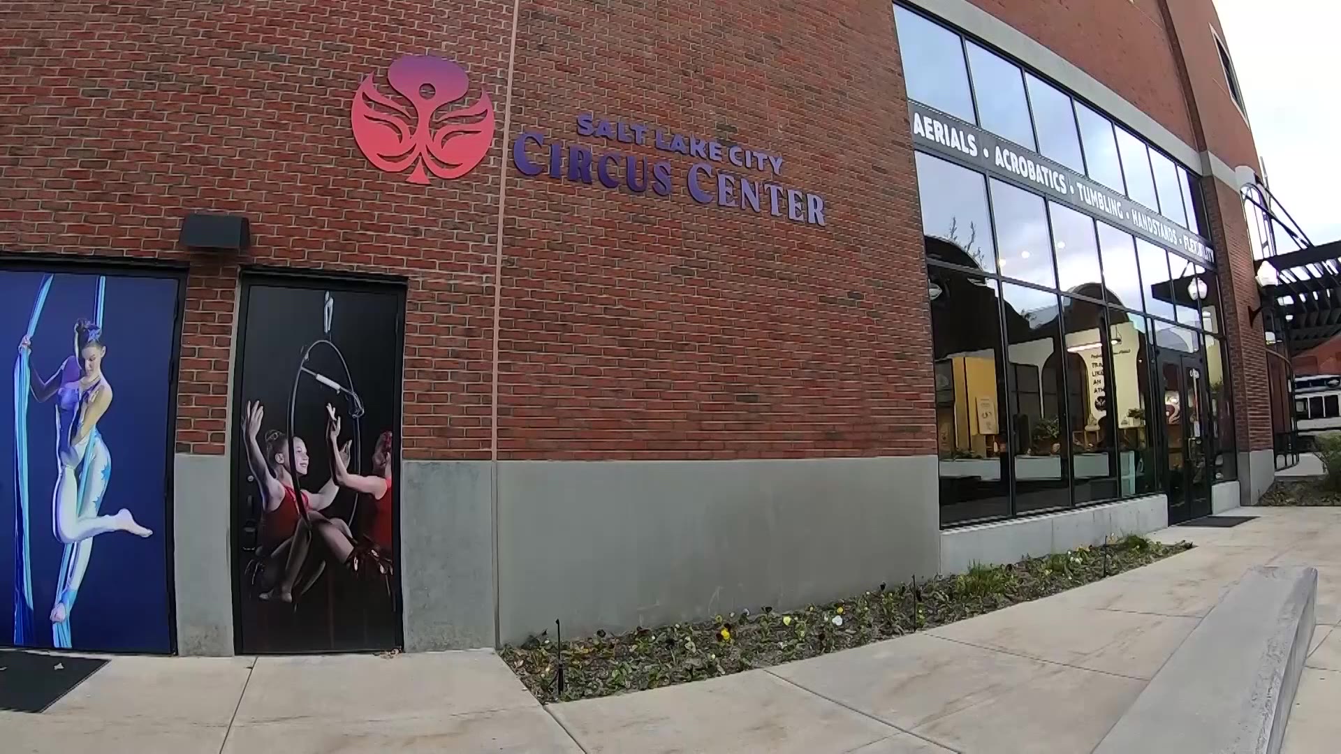 Bryan Flanders thought he was going to die. He ended up teaching circus arts instead. His business is pictured.