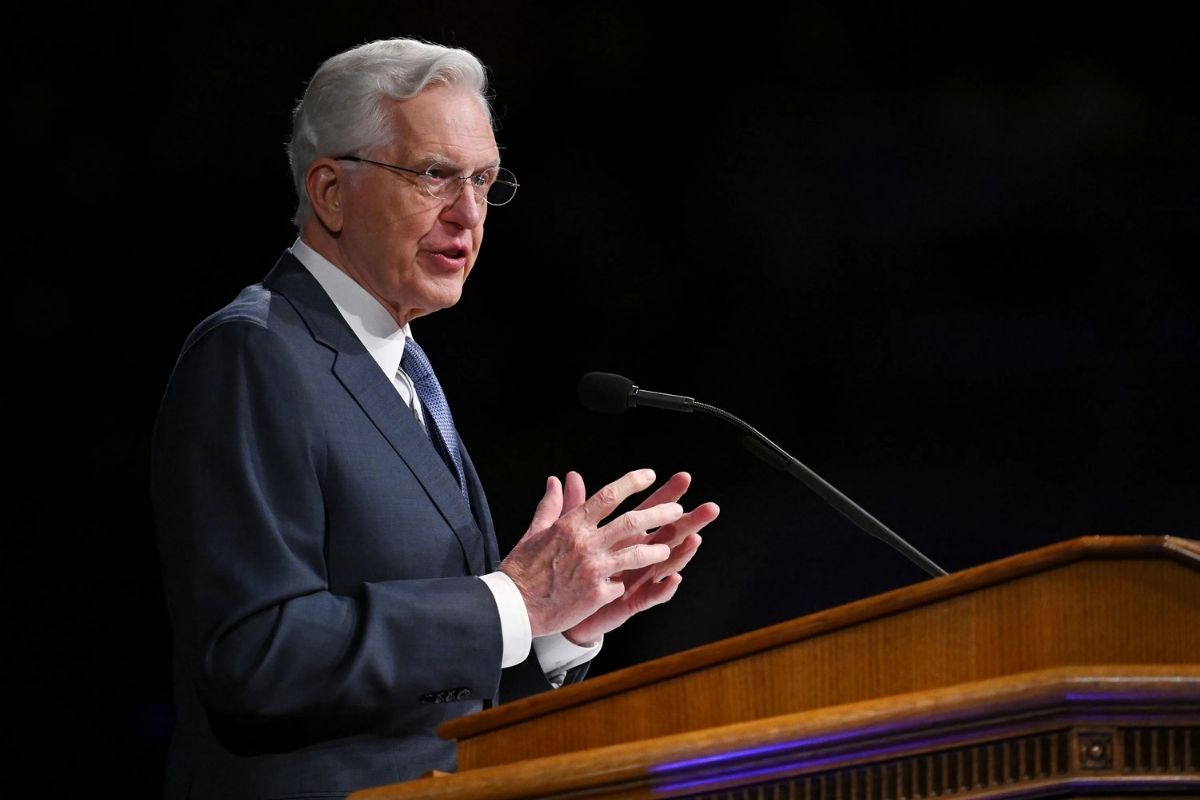 Rise above and overcome the world with Christ, says President Christofferson at BYU