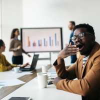 Struggling to stay awake in a meeting? Here's what to do