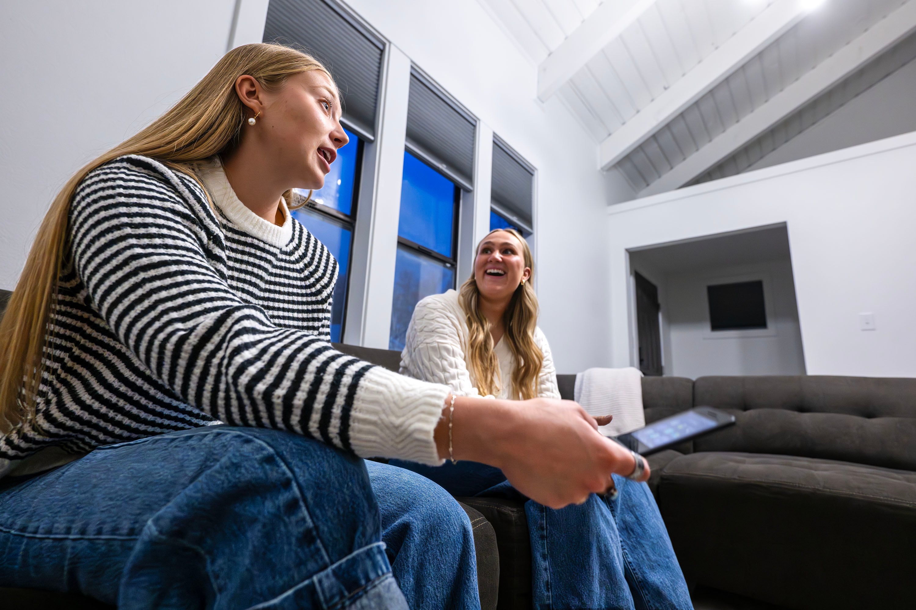 BYU students Katrina Hafen and roommate Alexa Plyer talk about a decision they and another roommate, Hallie Martinson, made to do away with their smartphones for a time.