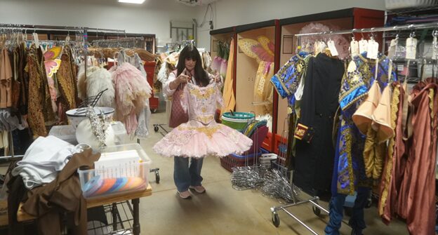 Cindy Farrimond prepares costumes for Ballet West. Farrimond, who passed away unexpectedly, served as the costume shop manager and was the creative force behind thousands of costumes that graced Ballet West’s stage.