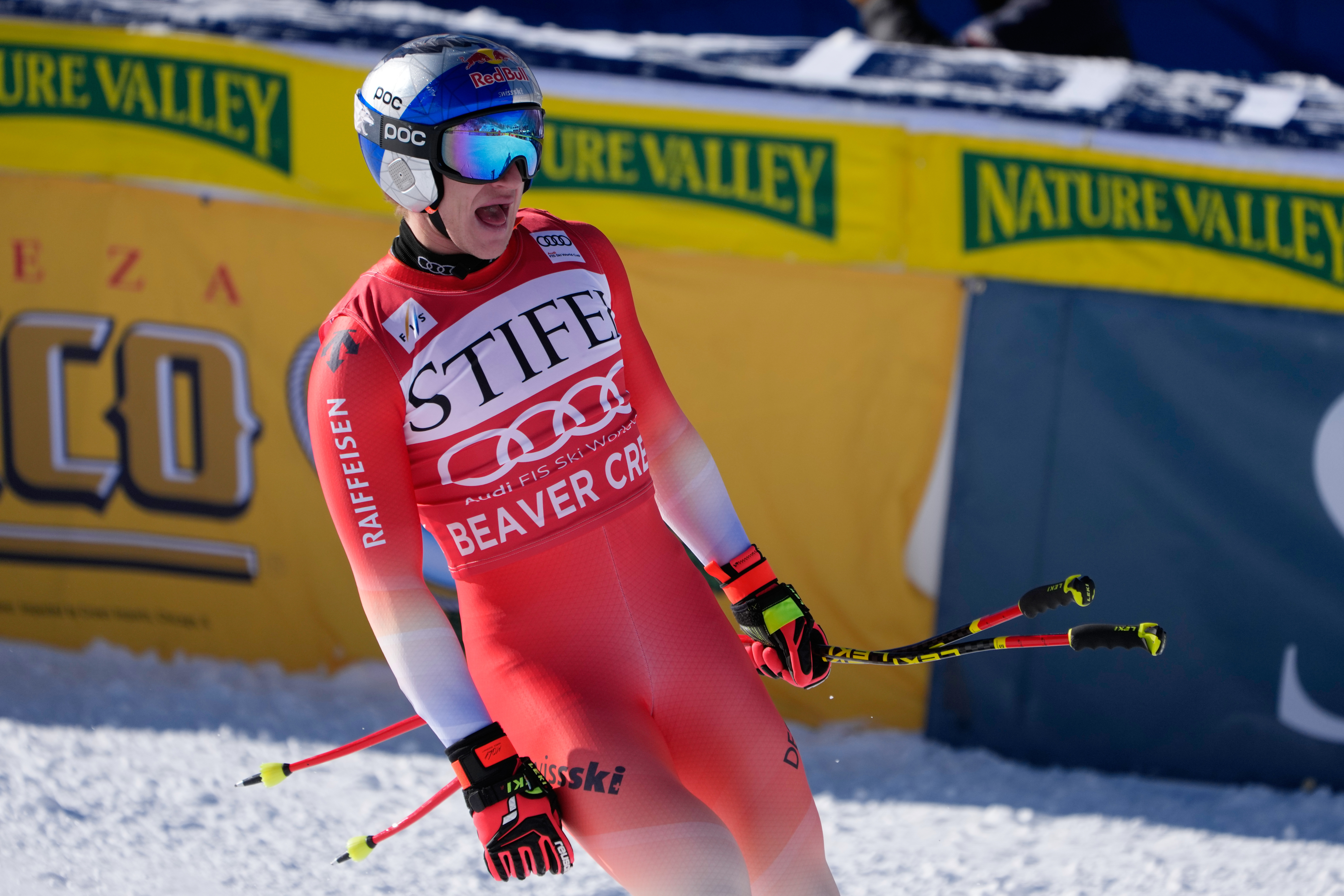 Swiss ski racer Marco Odermatt wins World Cup downhill opener, Ryan Cochran-Siegle takes 2nd