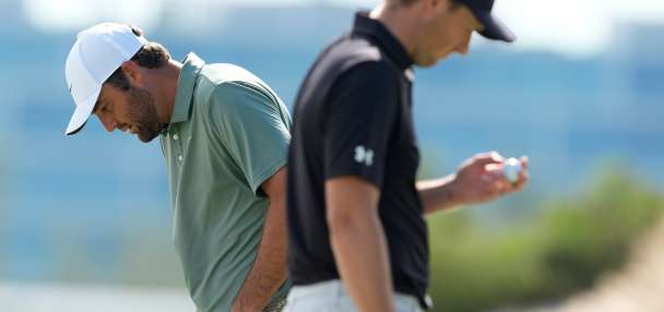 Scheffler returns from 2 months away and shares lead at the Hero World Challenge