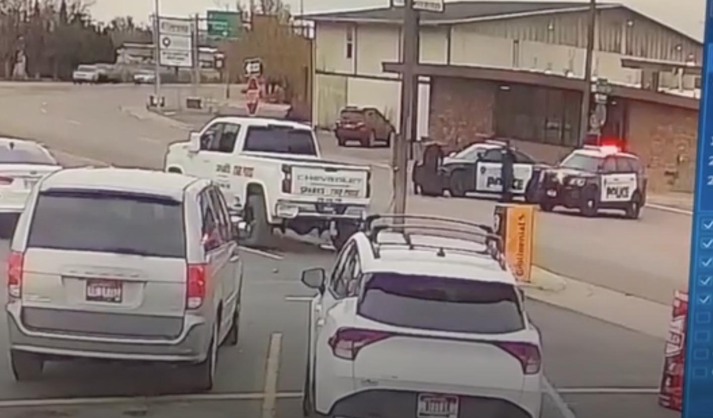 Pocatello officer cited after hitting, running over pedestrian with patrol car