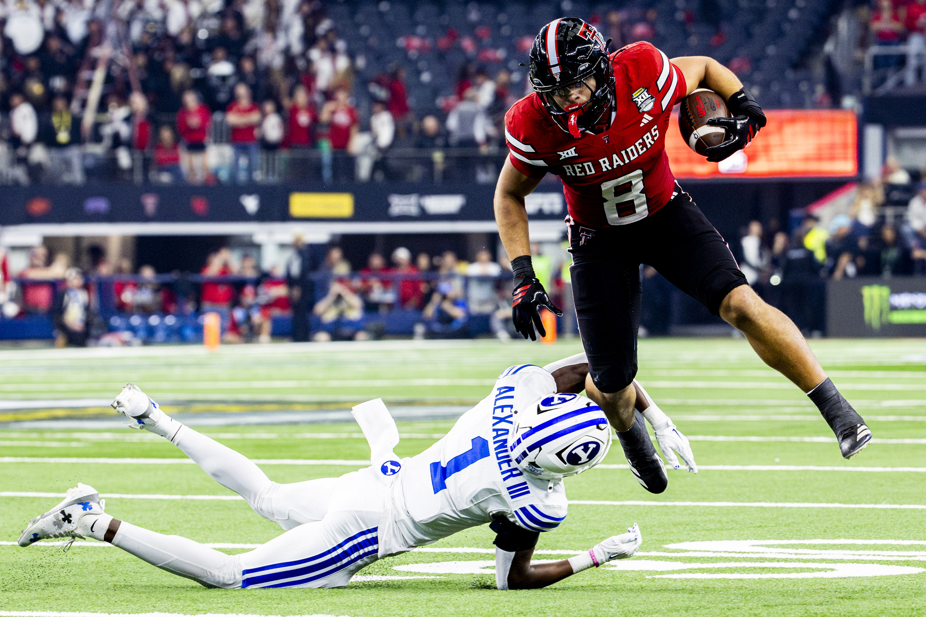 Repeat defeat: No. 4 Texas Tech rolls by No. 11 BYU for 1st Big 12 title