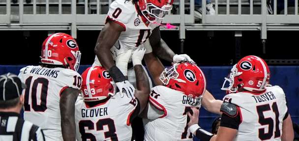 No. 3 Georgia ends No. 10 Alabama's hold on rivalry, beats Crimson Tide 28-7 to win SEC championship