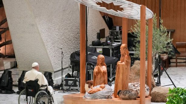 Political Nativity scenes: Tough artwork or blasphemy? Political Nativity scenes: Tough artwork or blasphemy?