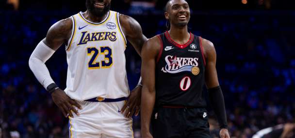James hits go-ahead 3 and scores 29 points, Doncic has triple-double in Lakers' win over 76ers