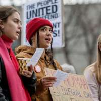 Immigrant advocates protest at Salt Lake immigration facility amid talk of heightened enforcement