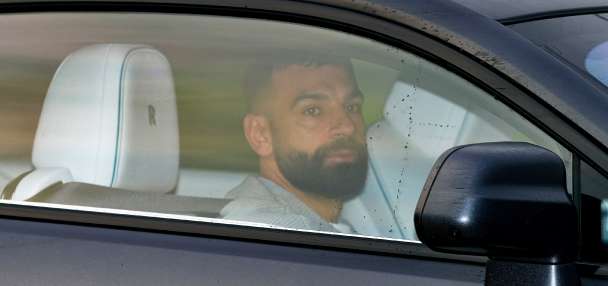 No words this time, just a photo from Mohamed Salah as his Liverpool future hangs in doubt