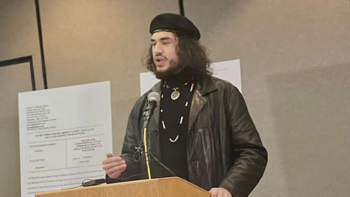 Arturo Roberto Gamboa spoke publicly for the first time Tuesday about being shot during the No Kings protest in Salt Lake City in June and arrested for investigation of murder. He said he was treated as "the convenient Charles Manson figure."