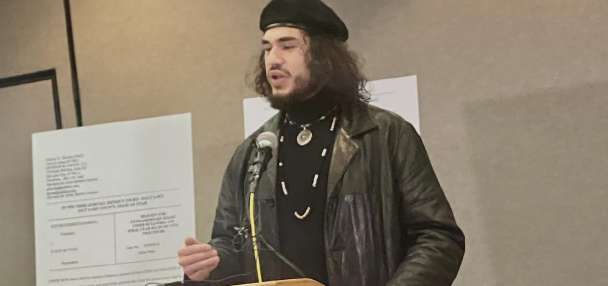 Man originally arrested in No Kings protest says he was treated as a 'psychopathic villain'