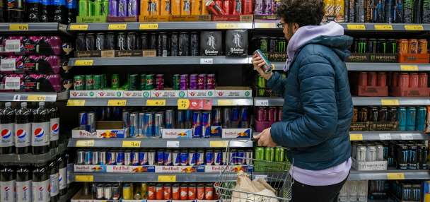 A healthy man suffers a stroke and permanent damage after consuming numerous energy drinks