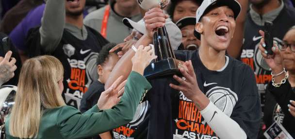 A'ja Wilson wins AP Female Athlete of the Year following historic 4th WNBA MVP