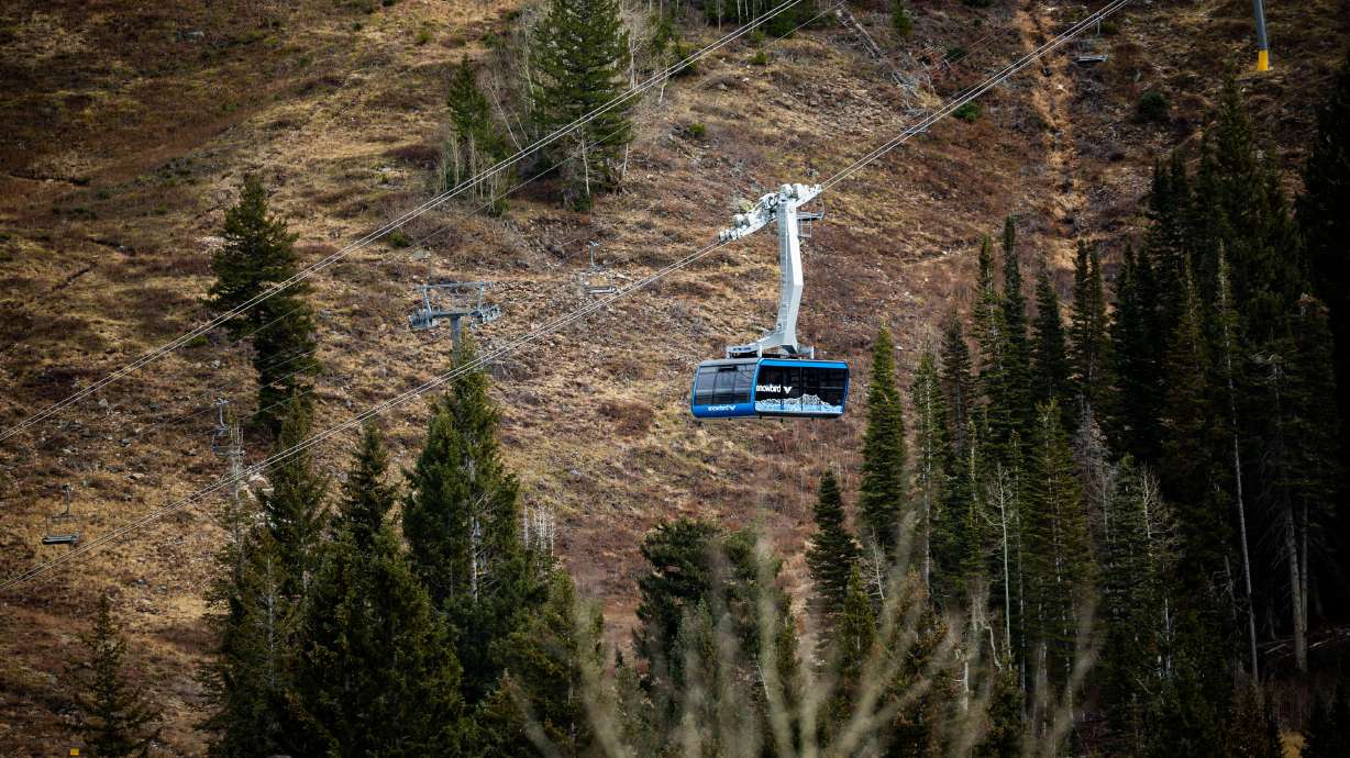 Low snowfall at Snowbird Resort in Little Cottonwood Canyon on Nov. 18. Last month was the warmest November in at least 131 years in Utah, contributing to a "slow start" for the state's snowpack that has improved somewhat this month.