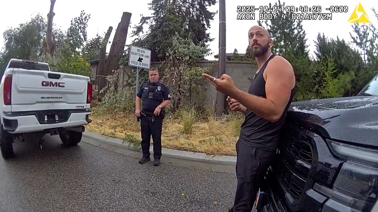 Body camera footage obtained by KSL shows Micah Smith as he talks to police on Oct. 4, when authorities impounded his truck. Smith's mental state left responding officers worried for his well-being.