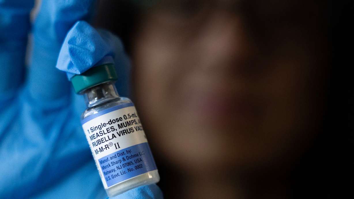 Health officials in eastern Utah said measles infections in the district have doubled in the past week.