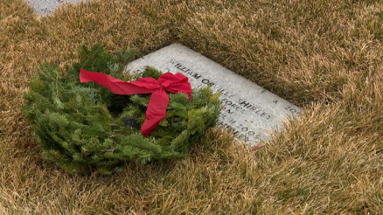 Wreaths Across America will be holding a wreath-laying ceremony at the Salt Lake City Veterans Cemetery on Saturday to honor the graves of nearly 3,000 veterans.