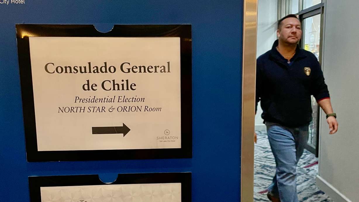 Chileans in Utah will be among those casting ballots in Chile's presidential election on Sunday. Chileans also voted in the first round of voting on Nov. 16, at the Sheraton Hotel in Salt Lake City, pictured here.