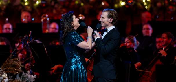 'Transcendent': Broadway couple creates magic in Tabernacle Choir Christmas concert