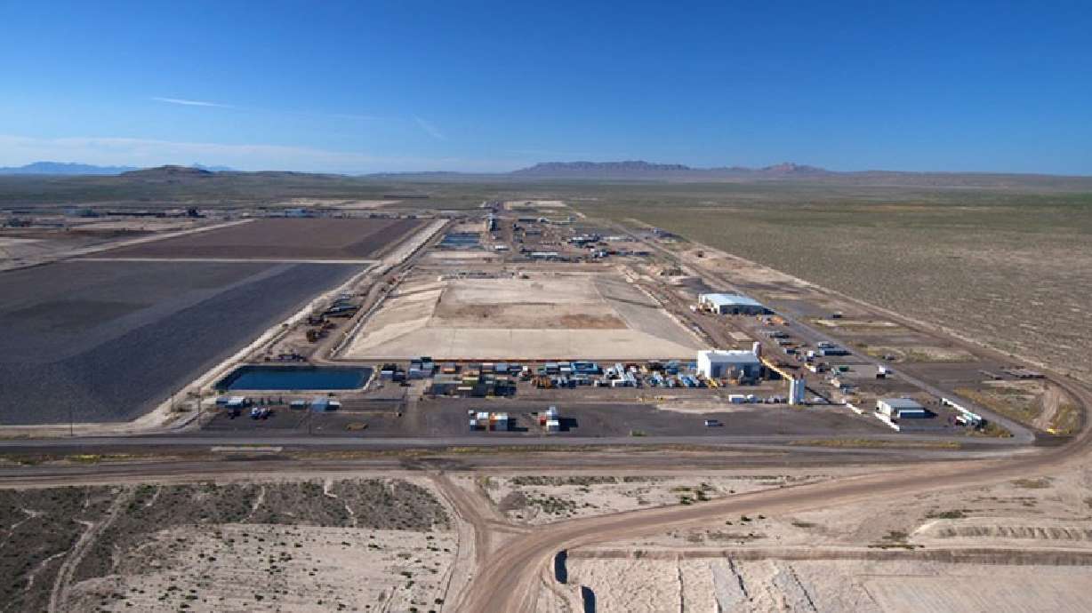 EnergySolutions is pursuing a proposal to import 1.31 million cubic yards of low-level radioactive waste from Canada for disposal at a Tooele County facility, pictured here. The plans are to be discussed by a regulatory body on Dec. 19.