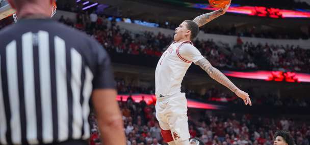 Brazile leads No. 17 Arkansas to 93-86 win over No. 16 Texas Tech in rematch of Sweet 16 game