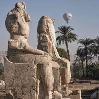 Egypt reveals restored colossal statues of pharaoh in Luxor