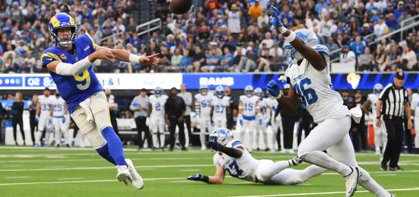 Matthew Stafford rallies Rams to 41-34 victory over Lions, clinching another playoff berth