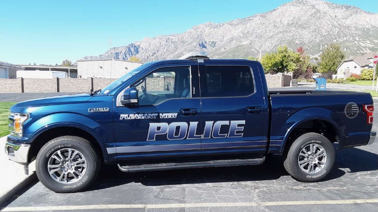A Pleasant View police officer who was investigated for allegedly accessing the driver's license information of three Weber County dispatchers resigned.