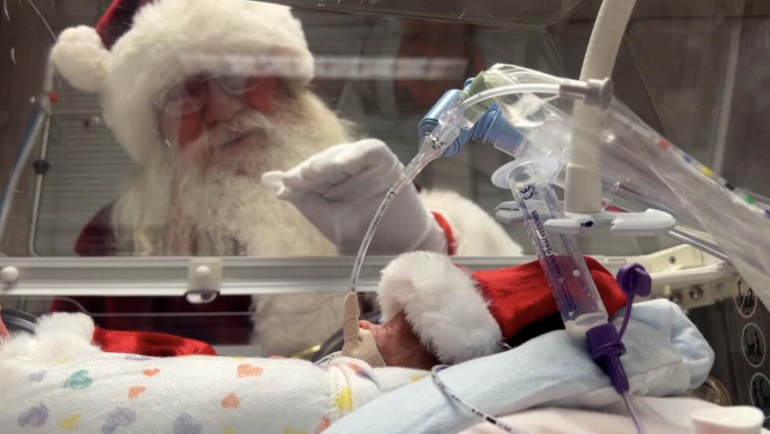 Santa makes special visit to NICU at Ogden Regional Medical Center
