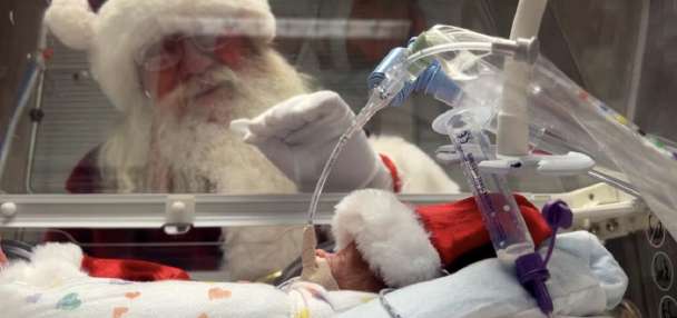 Santa makes special visit to NICU at Ogden Regional Medical Center