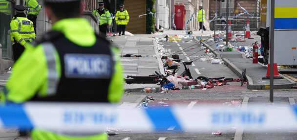 Driver who rammed through crowd at Liverpool soccer parade sentenced to over 21 years