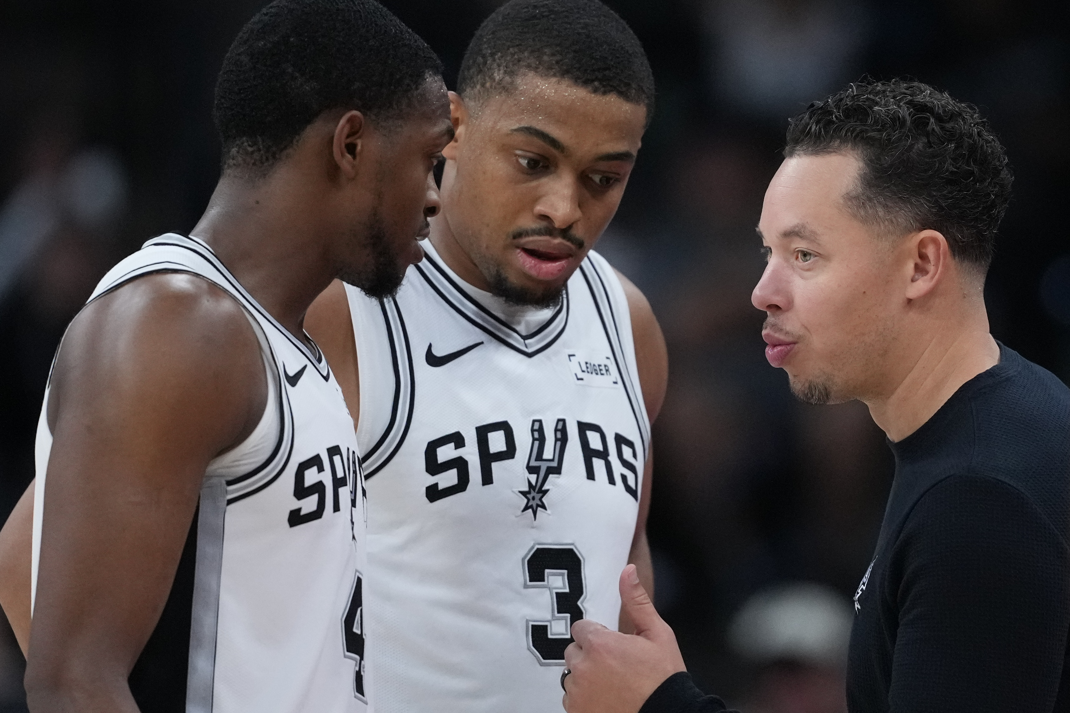 Adversity has been a constant for Mitch Johnson in his Spurs' tenure. He's handling things with ease