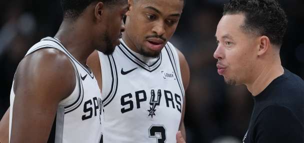 Adversity has been a constant for Mitch Johnson in his Spurs' tenure. He's handling things with ease