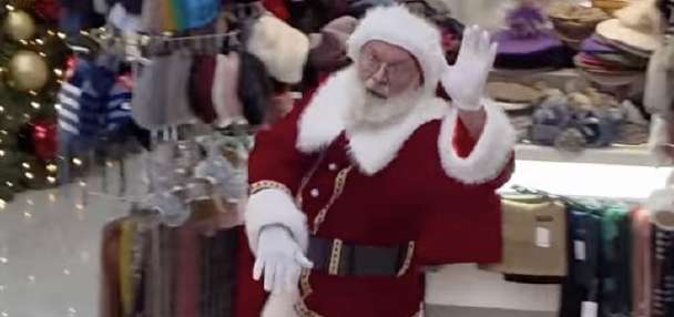 Have You Seen This? Santa Claus delights shoppers with roller skating performance in Slovenia