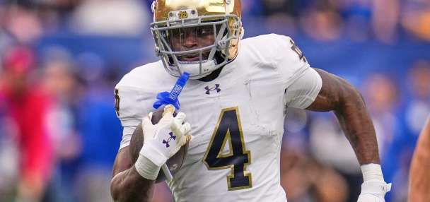 Notre Dame running back Jeremiyah Love announces he's entering NFL draft