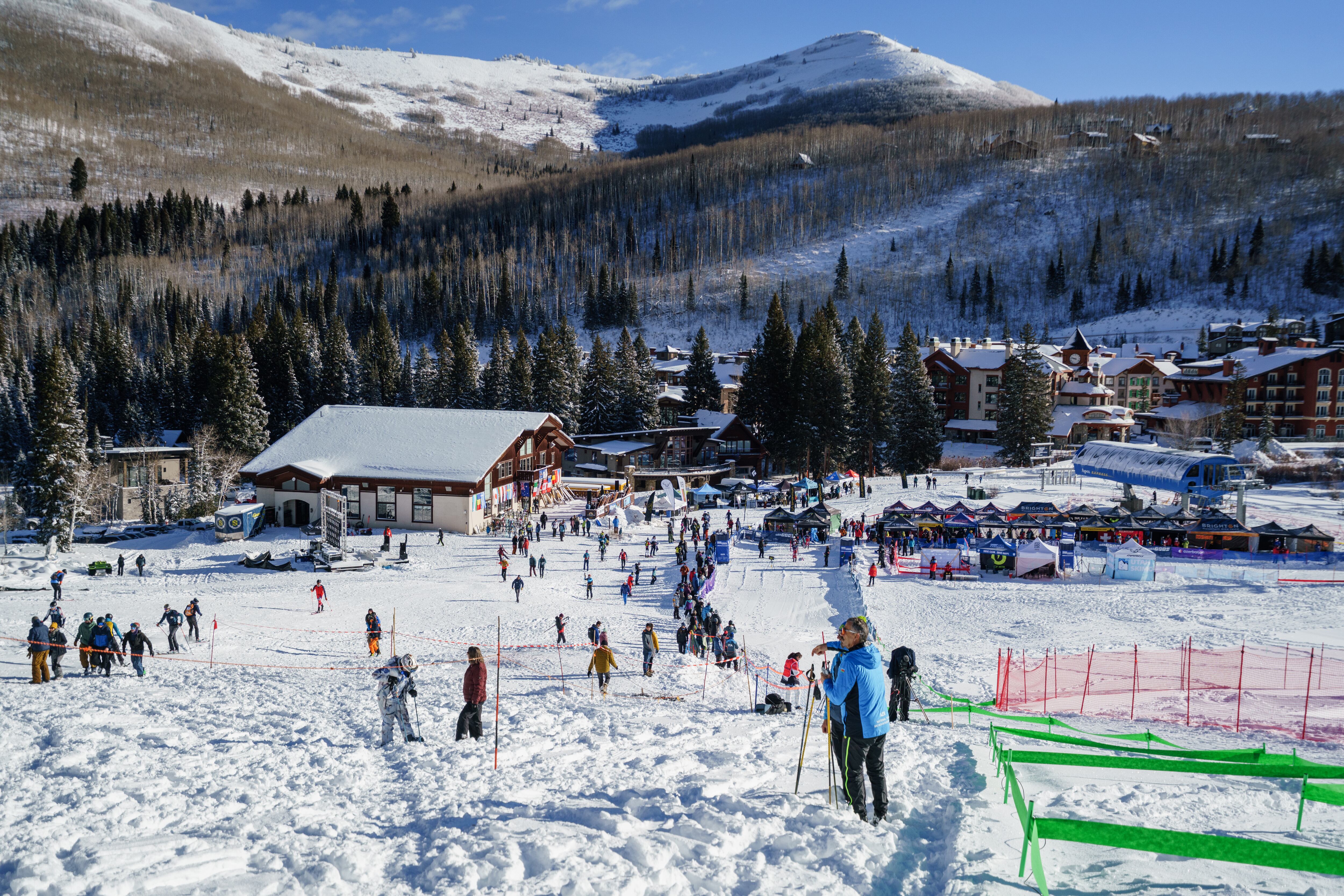 The Salt Lake City Skimo World Cup is held by the International Ski Mountaineering Federation at Solitude Mountain Resort in Big Cottonwood Canyon near Salt Lake City on Dec. 6 and 7.