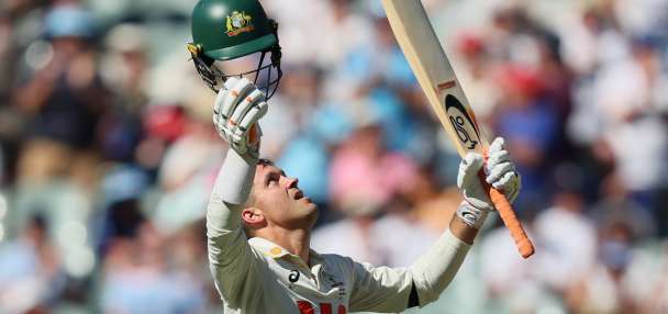 Carey's hometown century and Khawaja's 82 help Australia reach 326-8 on Day 1 of 3rd Ashes test