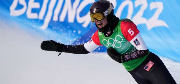 Olympic champ and new mom Lindsey Jacobellis will be in NBC booth, but she's not retiring