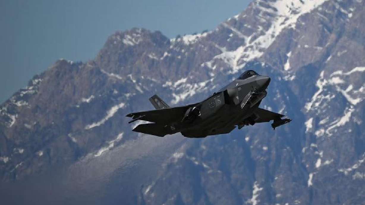 F-35A Lightning II Demonstration Team commander Capt. Melanie “Mach” Kluesner talks about flying the F-35 and then demonstrated its capabilities on March 19, 2024.